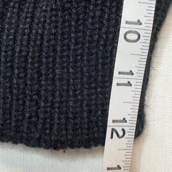 MOTHER Alpaca Blend Sweater Size XS Stripes Bell Sleeve Crop Sweater Chunky - Picture 12 of 12